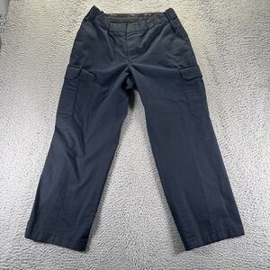 Elbeco Tek3 Pant Women 16 Blue Polyester Cargo Straight Uniform Utility Workwear